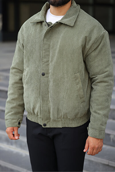 BASEL.CO Unisex Νέας Σεζόν Καπιτονέ Μπουφάν oversized Vintage Velvet