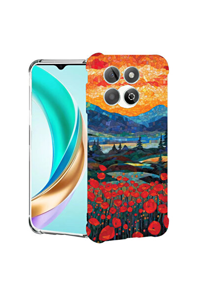 bestcase Carcasă antișoc pentru Honor X7d / 400 Smart, maci în apus de soare,...