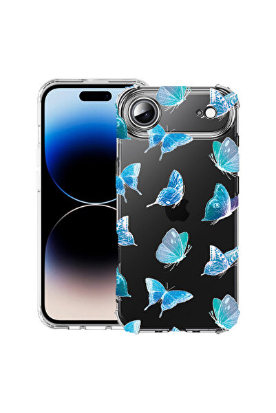 bestcase Carcasă antișoc pentru Apple iPhone 17 Air, model fluture, 2052027 A...