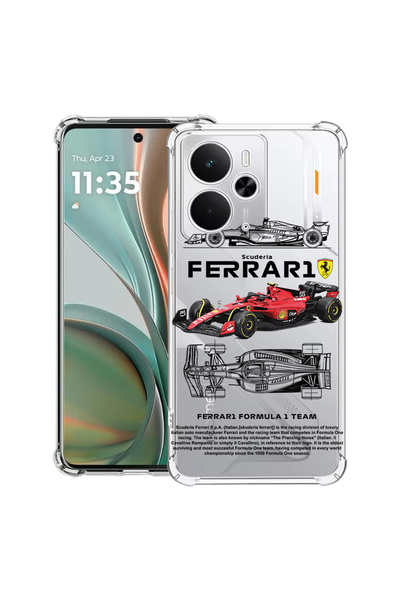 bestcase Anti Shock Case For Poco M7 Pro 5G, cu Design Ferrari Scuderia, 2099994 AS 1861