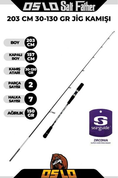 Oslo Salt Father 205cm 30-130gr Cast Jig Kamışı