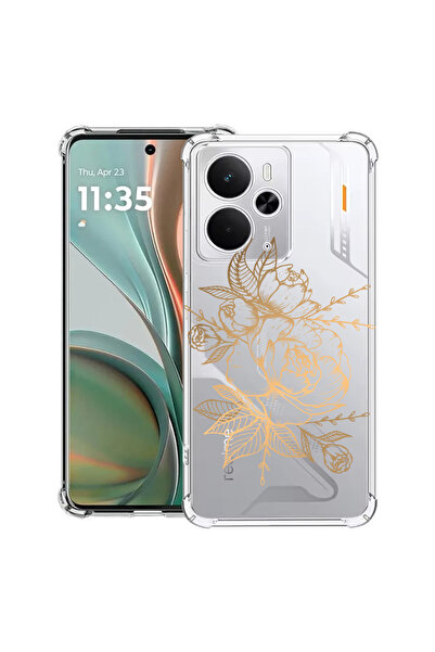 bestcase Carcasă antișoc pentru Realme 14 5G, roz auriu, 2052023 AS 989
