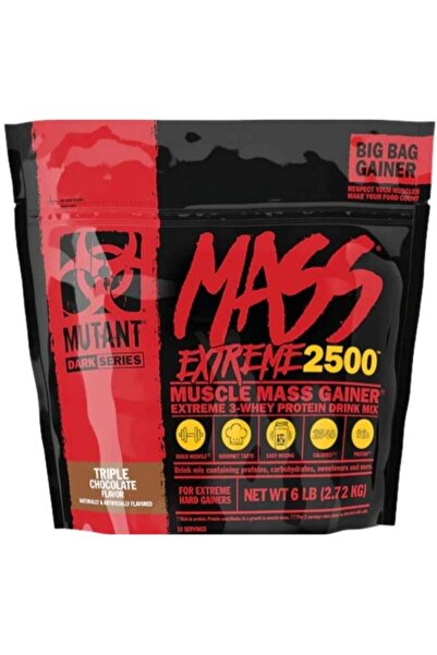 MUTANT مكسب كتلة العضلات Mass Extreme 2500 Triple Chocolate 6lb