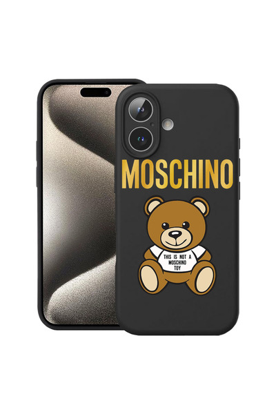 bestcase Θήκη σιλικόνης Premium για Apple iPhone 17, Δεν είναι Moschino Bear,...