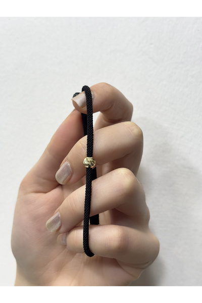 DİAMİNE PIRLANTA 14 ayar altın dorika ipli bileklik (6 mm )