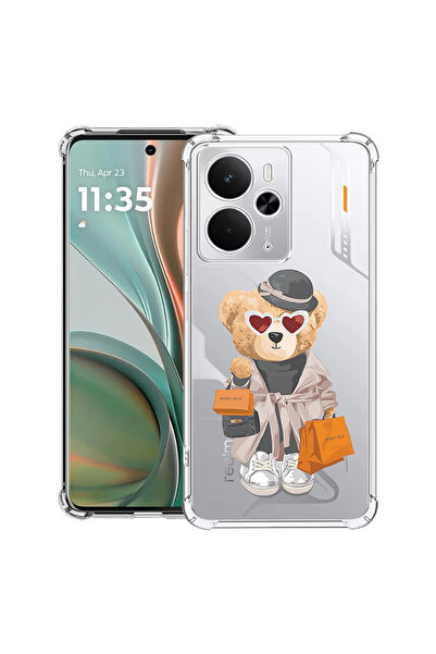 bestcase Carcasă antișoc pentru Poco M7 Pro 5G, cu design Teddy Bear Shopping...