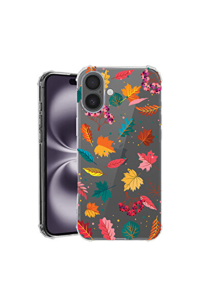 bestcase Carcasă antișoc pentru Apple iPhone 17, Culori de toamnă - Frunze, 2...