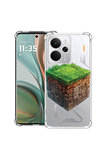 bestcase Carcasă antișoc pentru Poco M7 Pro 5G, cu design Minecraft World, 2099994 AS 1680