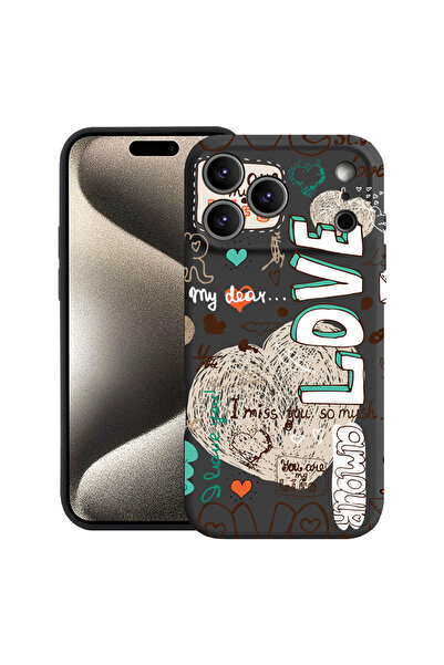 bestcase Силиконов калъф Premium за Apple iPhone 17 Pro, цвят Love, 2052066 P...