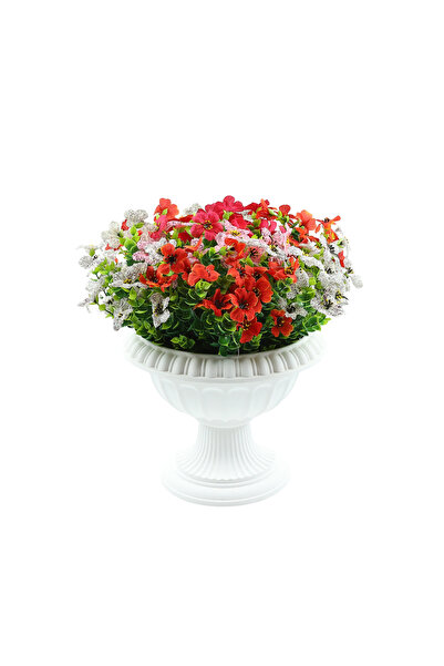 Others Aranjament floral artificial, FMS 4-1, Margarete în vază cu picior, pâ...