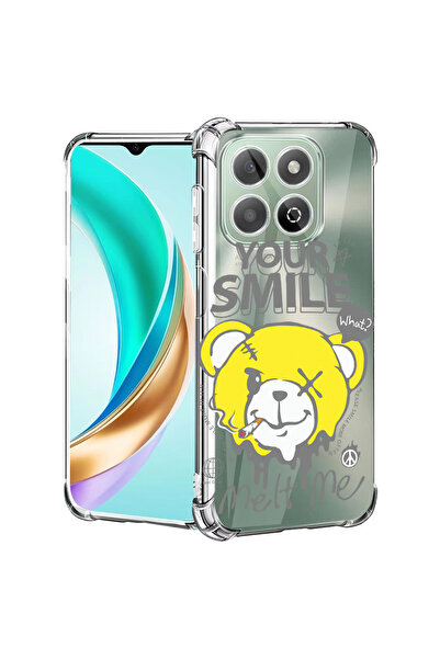 bestcase Carcasă antișoc pentru Honor X7c / 200 Smart, Ursuleț de pluș Zâmbet...