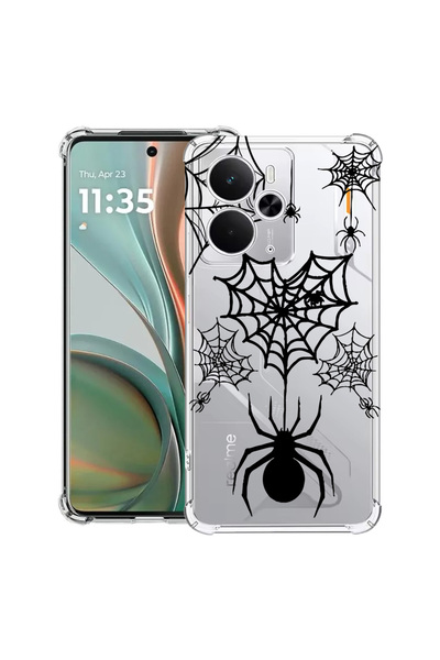 bestcase Carcasă antișoc pentru Realme 14 5G, Spider Web, 2052023 AS 1036
