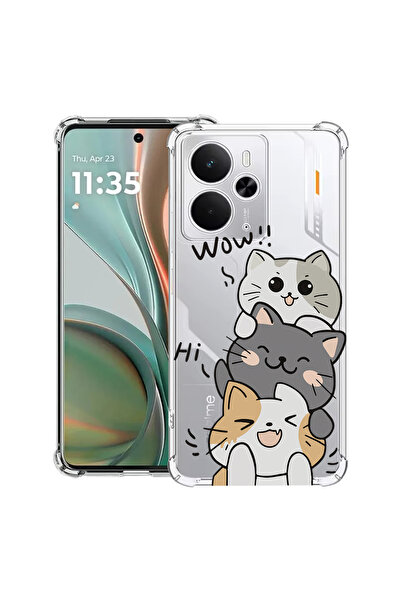 bestcase Carcasă antișoc pentru Realme 14 5G, Cat Wow, 2052023 AS 1855