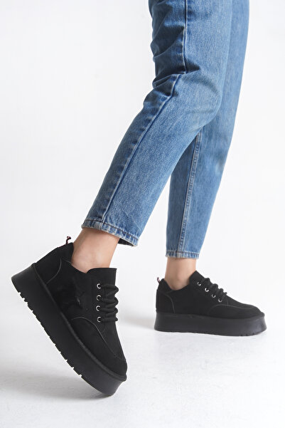 Limeo Γυναικείες μπότες και μποτάκια με χοντρή σόλα με λεπτομέρεια από σχοινί και σουέτ