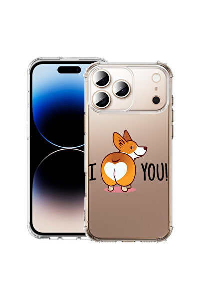 bestcase Carcasă antișoc pentru Apple iPhone 17 Pro Max, Emoji cu un cățeluș ...