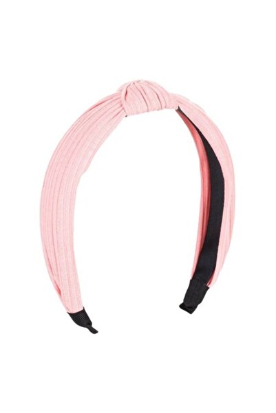 ANTBRO - Bentiță de păr pentru femei, nod roz din material textil