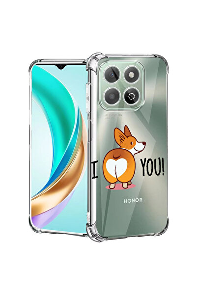 bestcase Carcasă antișoc pentru Honor X7d / 400 Smart, Emoji dulce cu cățeluș...