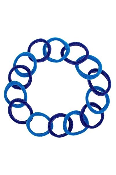 ANTBRO Set 14 elastice pentru păr Antbro® albastru și albastru deschis