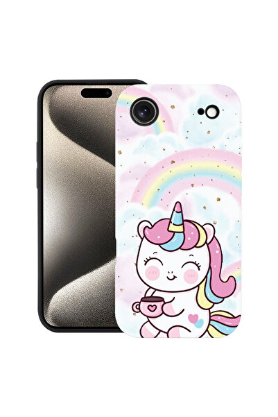 bestcase Carcasă premium din silicon pentru Apple iPhone 17 Air, Micul Unicor...