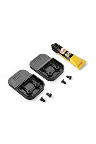 Tesa Cuier baie Waterproof, adeziv, benzi dublu adezive incluse, alb, cu doua agatatori