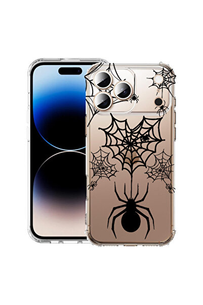 bestcase Carcasă antișoc pentru Apple iPhone 17 Pro, Spider Web, 2052025 AS 1036