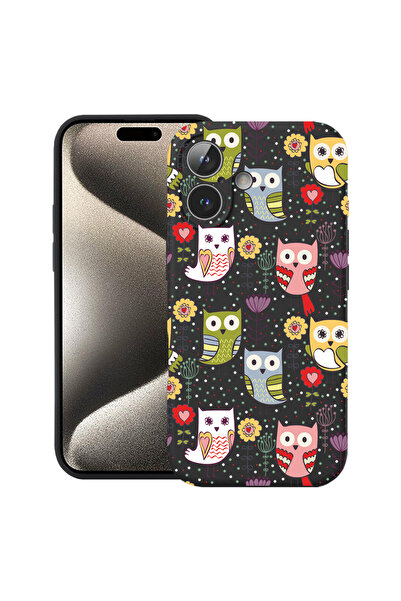 bestcase Carcasă premium din silicon pentru Apple iPhone 17, model bufniță, 2...