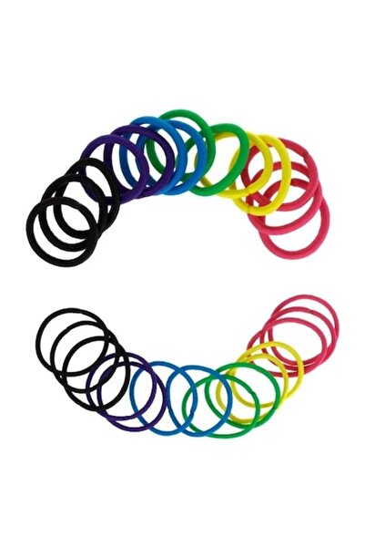 ANTBRO Set 28 elastice de păr pentru copii în culori vibrante, modele subțiri...