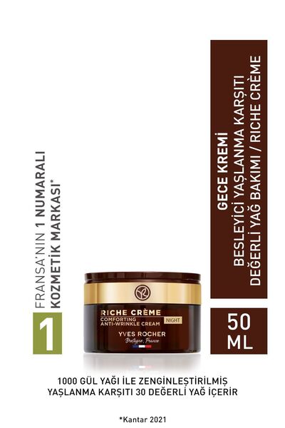 Yves Rocher Yaşlanma Karşıtı Besleyici ve Yenileyici Özellikli Riche Creme Ge...