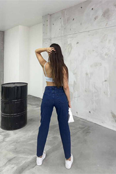 sion jeans Класичні 90-ті Темно-сині джинси Жіночі джинси з високою талією