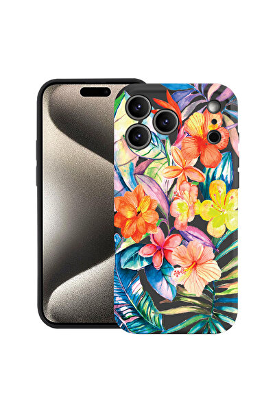 bestcase Θήκη σιλικόνης Premium για Apple iPhone 17 Pro, Λουλούδια σε Τοπικό ...