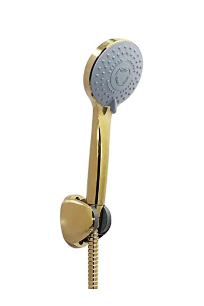 HESANIT Hand Held Shower Head, Gold, 3 Spray Settings with Rain, Power Rain, ...