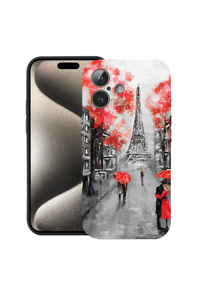 bestcase Carcasă premium din silicon pentru Apple iPhone 17, antișoc 1.5MM, Turnul Eiffel din Paris, 2052065 PB 1378