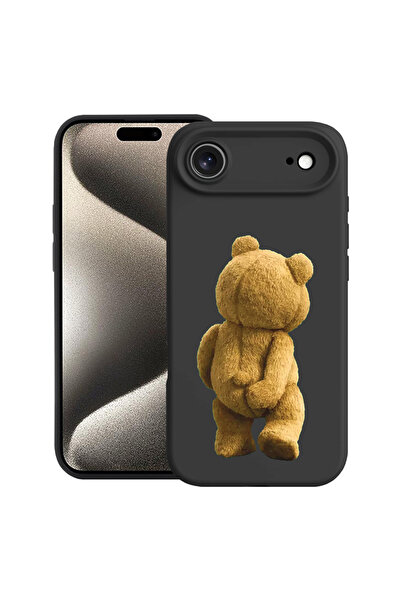 bestcase Θήκη σιλικόνης Premium για Apple iPhone 17 Air, Κρυφή λήψη με αρκουδ...