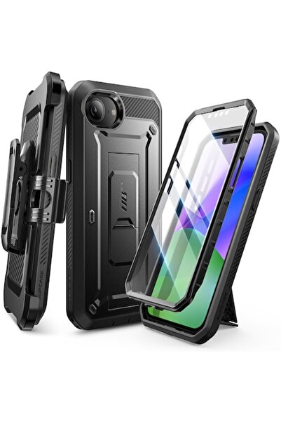 OEM Carcasă pentru iPhone 16e, J90, Policarbonat, Negru