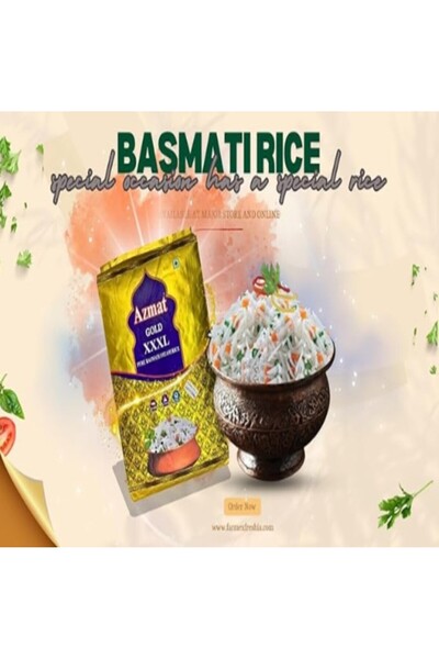 Azmat Gold Steam Basmati Rice XXXL - 38 kg Pack