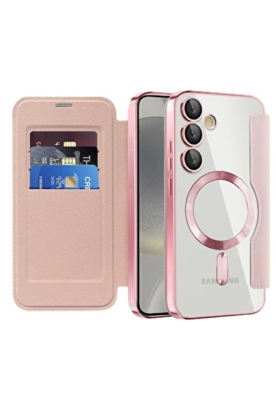 OEM Husă pentru Samsung Galaxy S24 Plus, O18, piele, roz