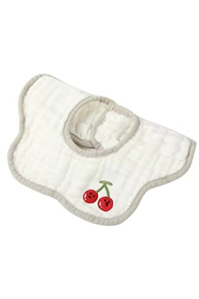 Danex Bavetă din bumbac pentru copii, 0-12 luni, 26x29 cm, rezistentă la apă,...