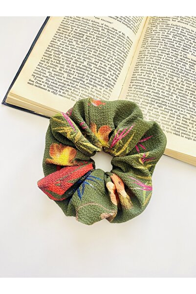 seyranat Зелена квітка Vintage Середнього розміру Гумка для волосся для дітей...