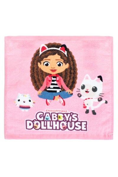 SHOPIENS Πετσέτα Gabby's DollHouse από Βαμβάκι , ροζ, 30x30cm, MYONNA IT & E-...