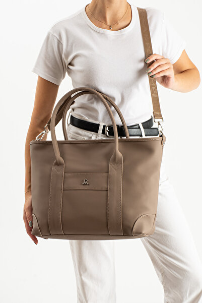 H&D COLLECTİON Geantă de umăr cu curea încrucișată din piele artificială Mega...