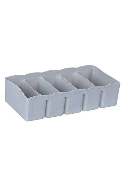 ANTBRO Organizator multifuncțional cu 5 compartimente, gri, 31x15,5x8cm