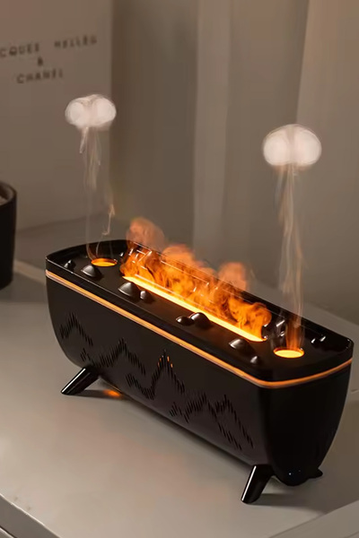 EXENAR Hava Nemlendirici ve Yağ Difüzörü - Aromaterapi Makinesi - 3 Renk Led ...