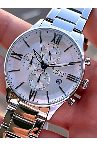 Ferrucci Steel Cord Internal Functions Active 2 Years Warranty Men's Wristwatch+Bracelet F.Fgg233.02