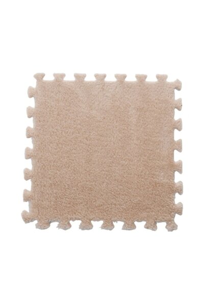 Danex Σετ 10 τεμαχίων παζλ, αφρός EVA, αφράτο, 30 x 30 x 1 cm, κρεμ