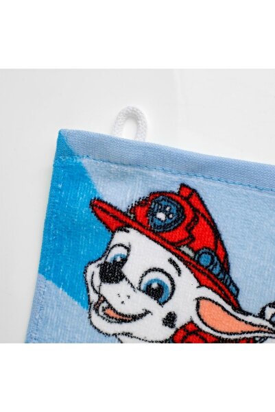 OEM Prosop albastru din bumbac cu design Patrula Cățelușilor pentru băieți 30x30cm