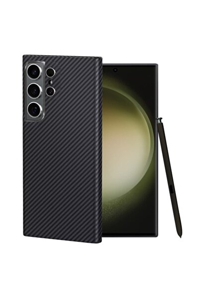 Danex Carcasă de protecție pentru Samsung Galaxy S23 Ultra, M62, Kevlar, culoare închisă intensă