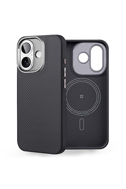 Danex Carcasă de protecție pentru iPhone 16 Plus, M68, Kevlar, culoare închis...