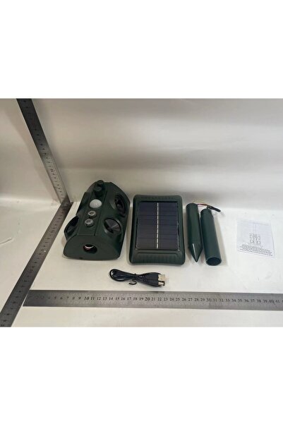 Danex Solar LED Ultrasonic Device, Anti Rodent, Anti Insect, Green