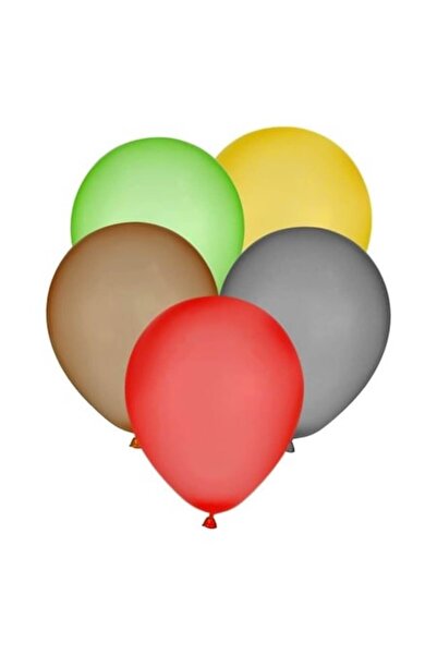 ANTBRO Set 20 baloane metalice de petrecere Antbro®, culori galben, maro, gri...