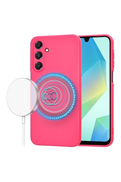 Danex Προστατευτική θήκη για Samsung Galaxy A16 4G/A16 5G, S64, ύφασμα, ροζ σ...